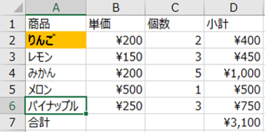 「書式のコピー/貼付け」ボタンの基本操作