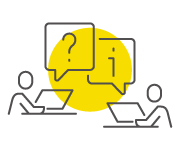 貴社へ常駐し、社内システムや設備を使用して対応